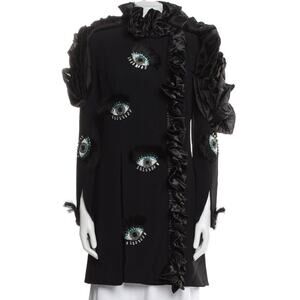 ❤️Alexander McQueen Ruffle Eye Coat❤️